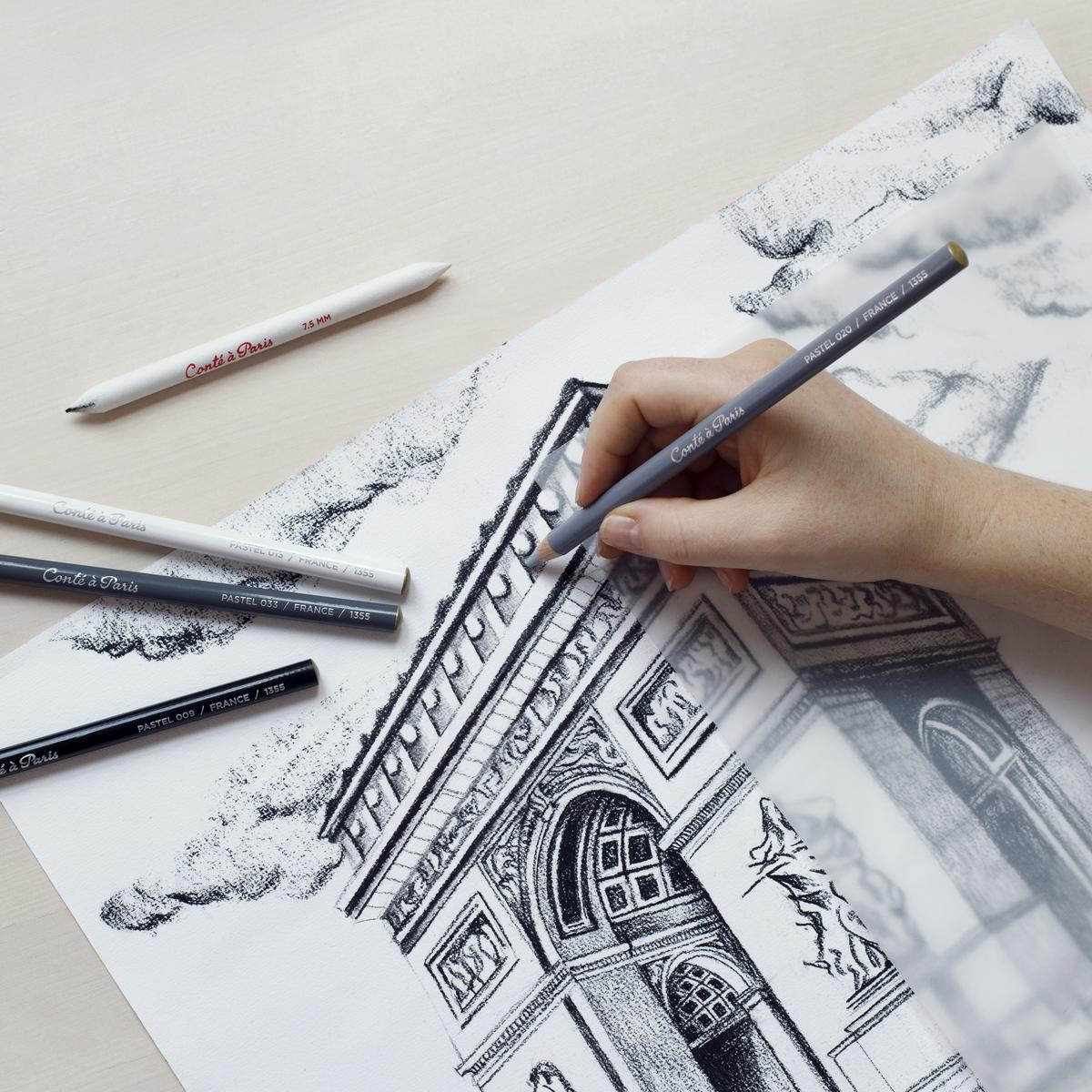 cont-paris-2-crayons-pastels-blancs image 2
