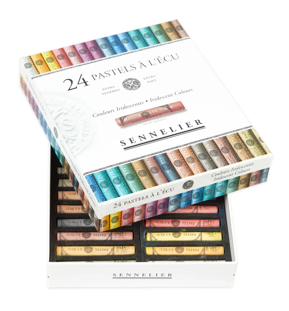 sennelier-coffret-24-pastels-secs-iridescents image 1