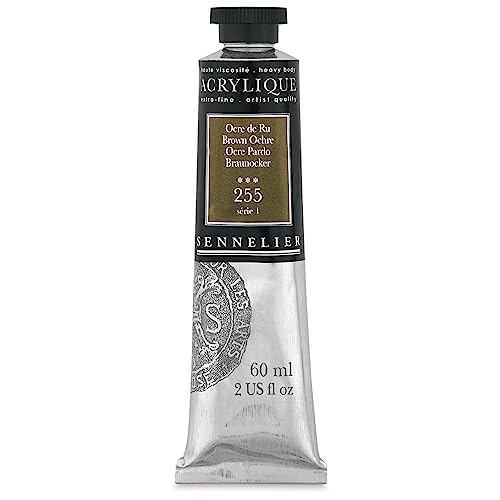 sennelier-extra-fine-acrylique-artist-60-ml-ocre-brun-255 image 7