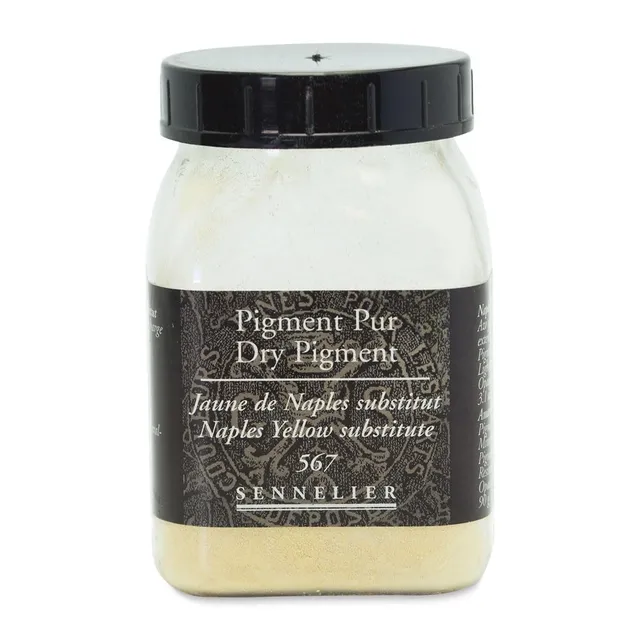 sennelier-pigment-sec-175ml-jaune-de-naples-pot image 1