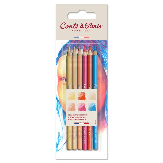 cont-paris-6-crayons-pastels-portrait image 1