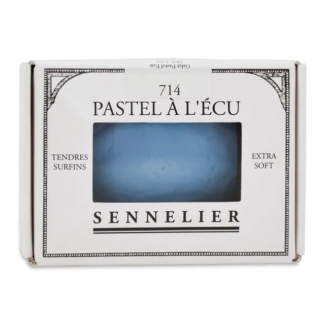 sennelier-galet-pastel-l-cu-9x7x3cm-bleu-acier image 1