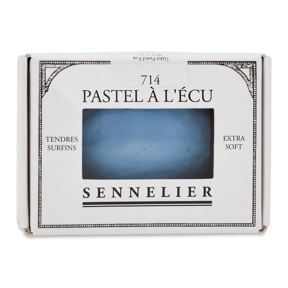 sennelier-galet-pastel-l-cu-9x7x3cm-bleu-acier image 1