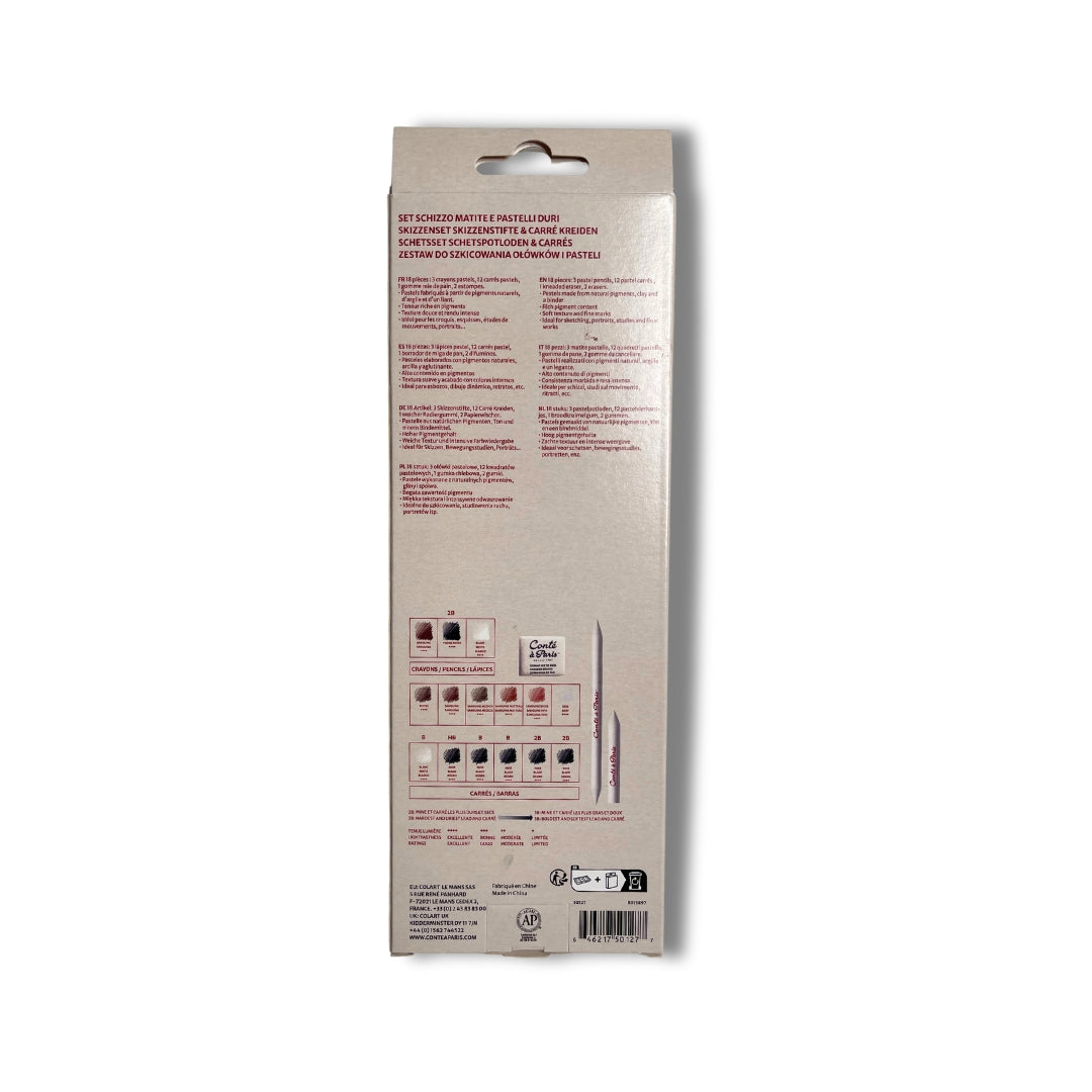 cont-paris-coffret-esquisse-12-carr-s-3-crayons-et-accessoires-2 image 4