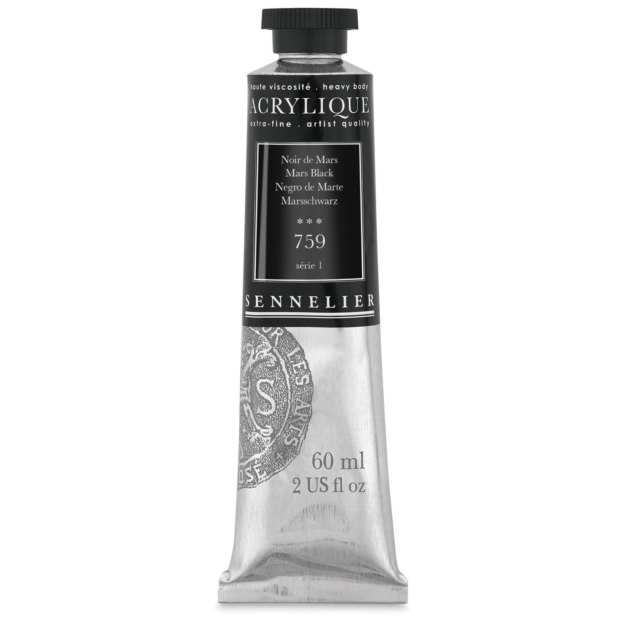 sennelier-acrylique-60-ml-noir-de-mars-759-s-rie-1 image 1