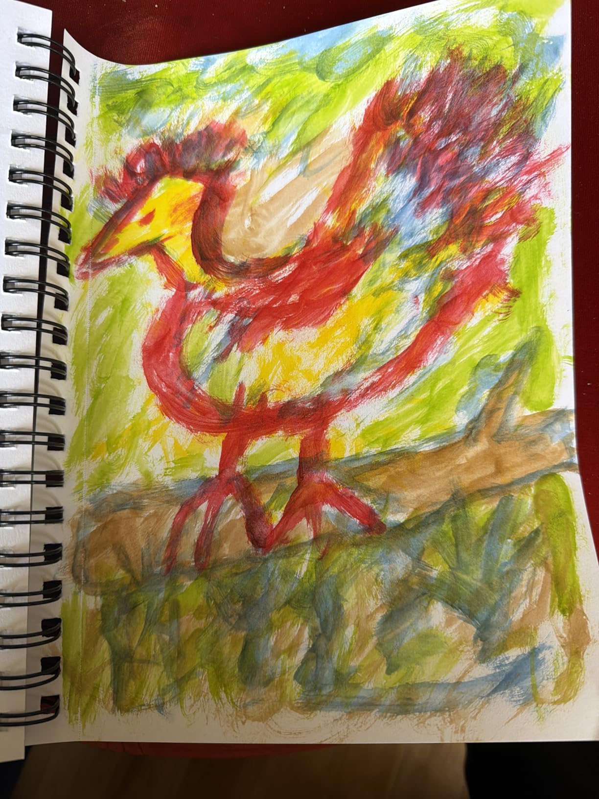 Effet aquarelle lumineux