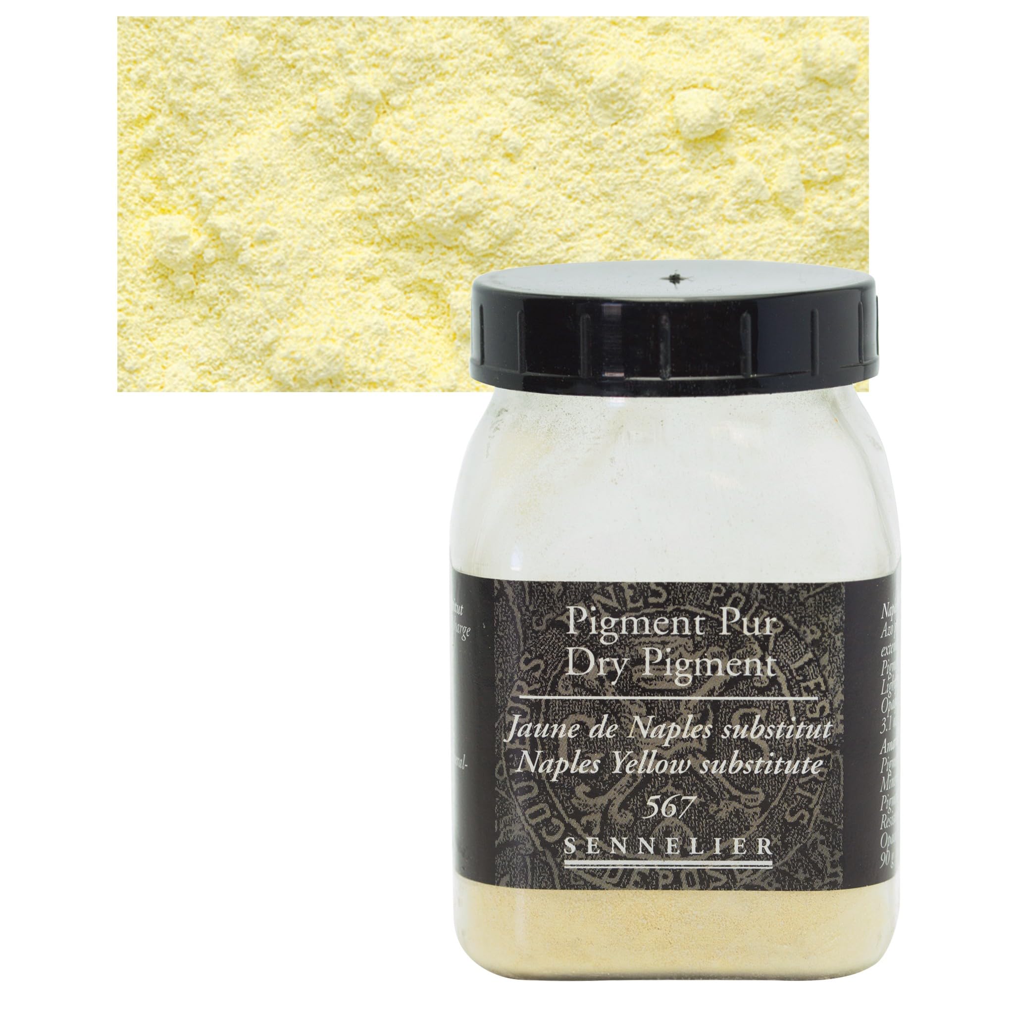 sennelier-pigment-sec-175ml-jaune-de-naples-pot image 2