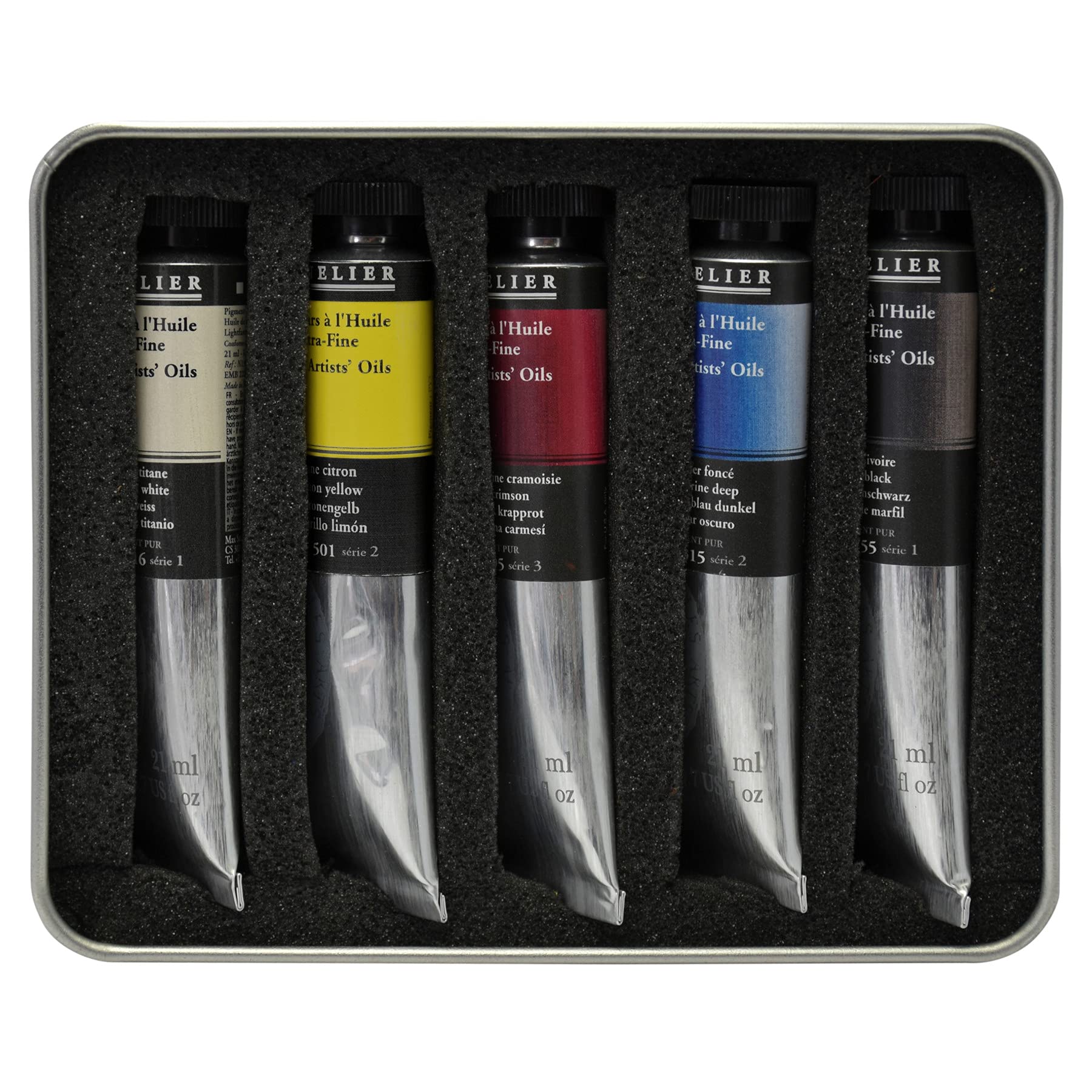 sennelier-test-pack-bo-te-5-huiles-extra-fines-21-ml image 3