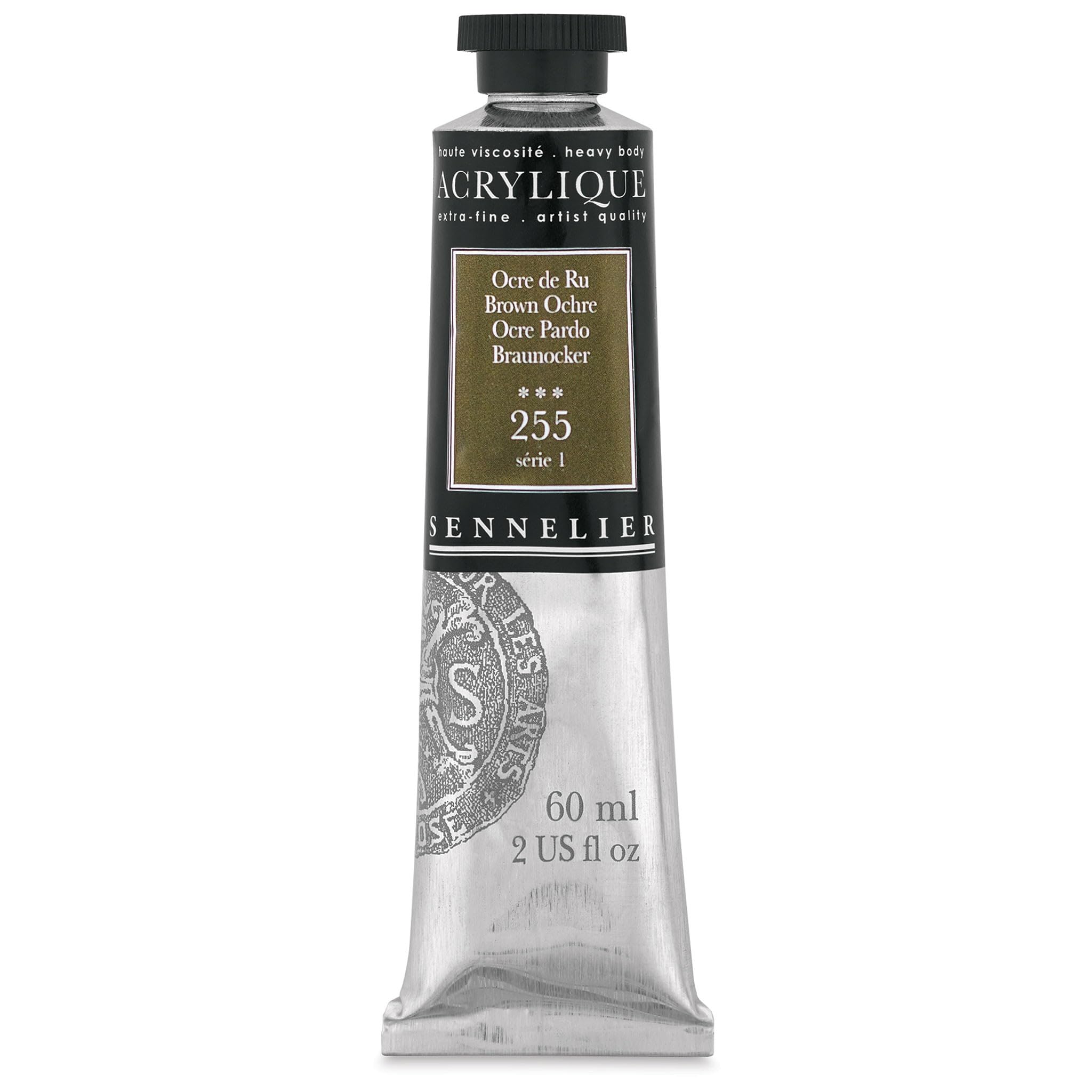 sennelier-extra-fine-acrylique-artist-60-ml-ocre-brun-255 image 3