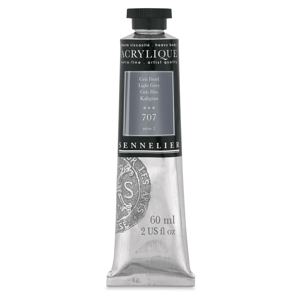 sennelier-acrylique-artist-gris-clair-tube-60-ml image 1