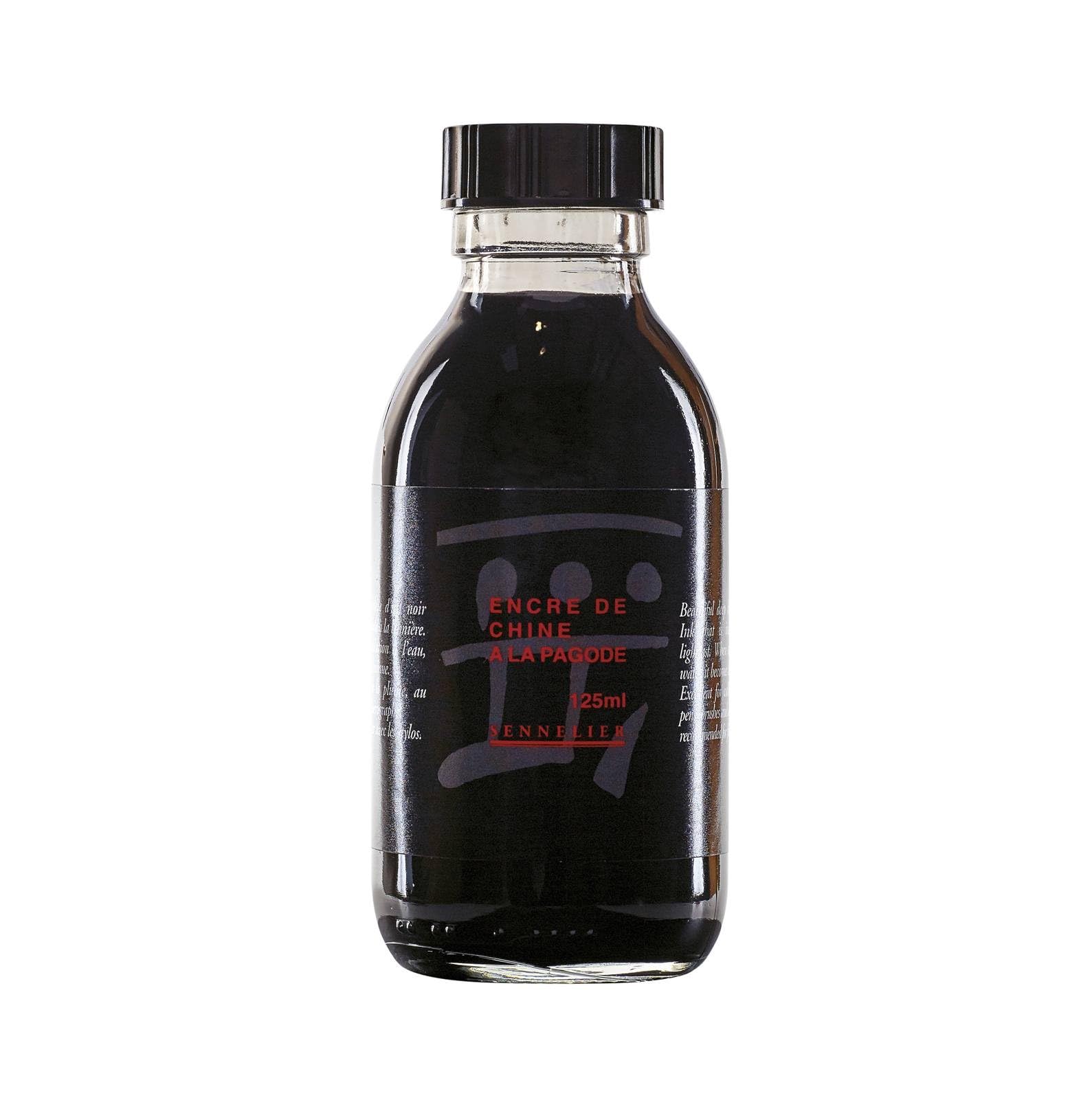 sennelier-encre-de-chine-la-pagode-noir-125-ml image 1