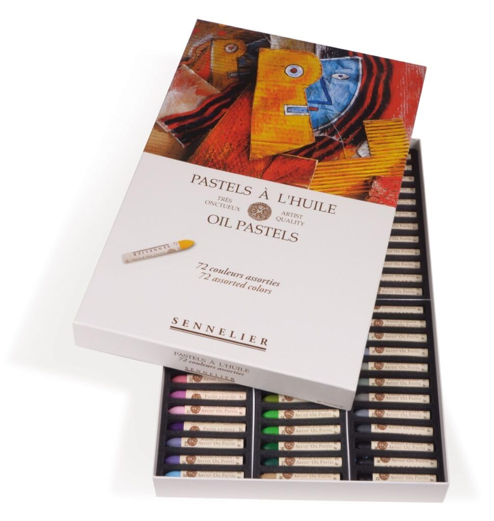 sennelier-lot-de-48-pastels-l-huile-coffret-carton-multicolore image 3