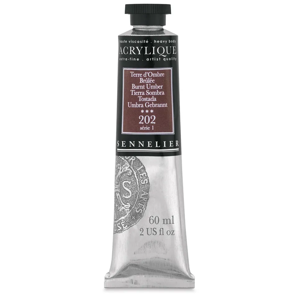 sennelier-acrylique-extra-fine-artist-60-ml-terre-d-ombre-br-l-e-202-s-rie-1 image 1