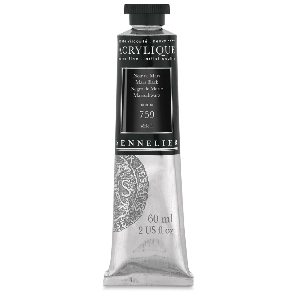 sennelier-acrylique-60-ml-noir-de-mars-759-s-rie-1 image 1