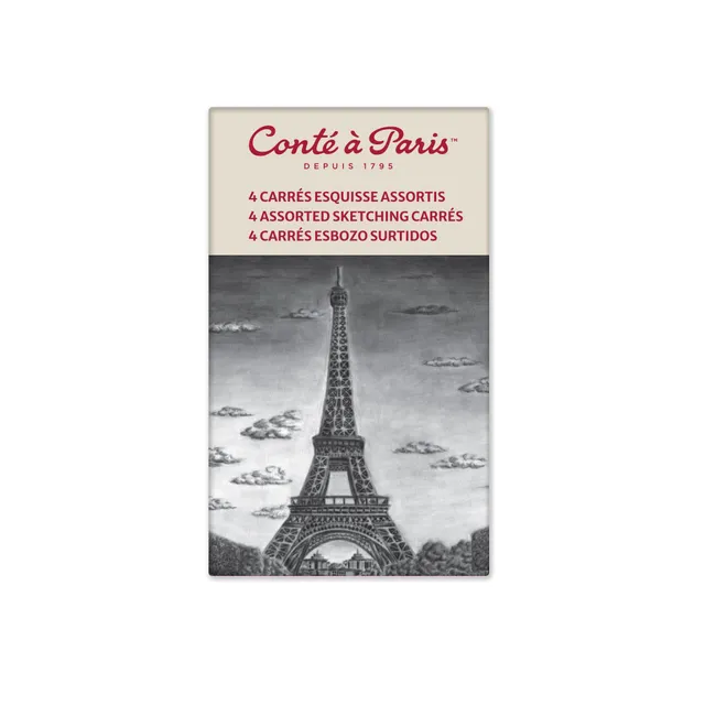 cont-paris-tui-4-carr-s-esquisse-sanguine-noir-blanc image 1