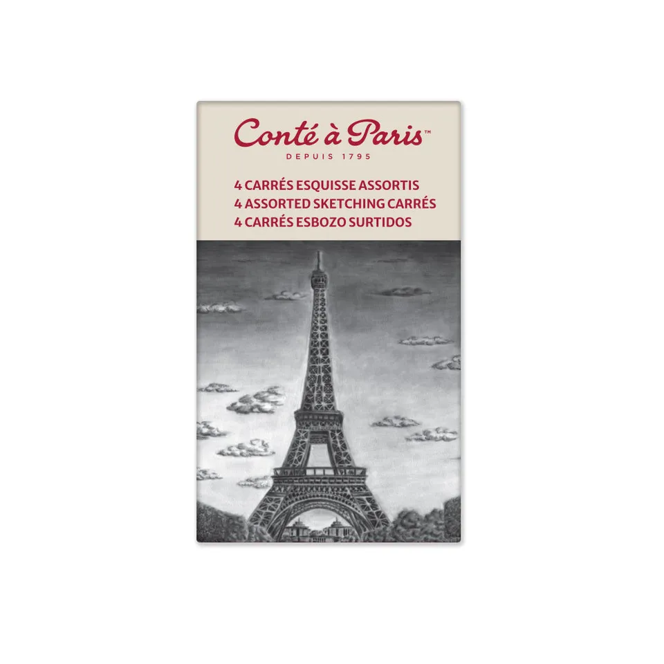 cont-paris-tui-4-carr-s-esquisse-sanguine-noir-blanc image 1
