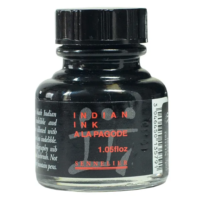 sennelier-encre-de-chine-la-pagode-flacon-30-ml image 1