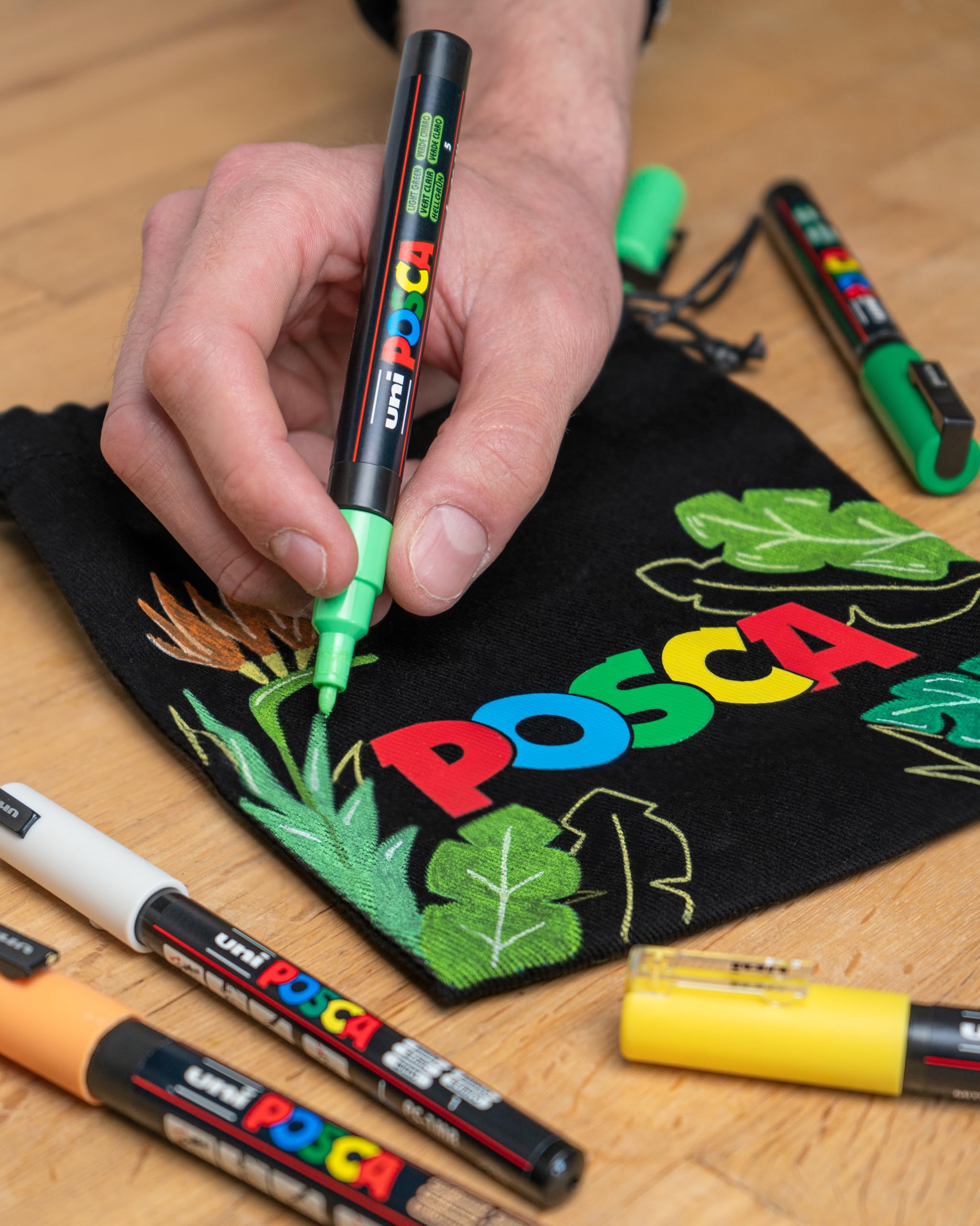 posca-maxi-pack-14-marqueurs-pochon-multi-pointes image 6