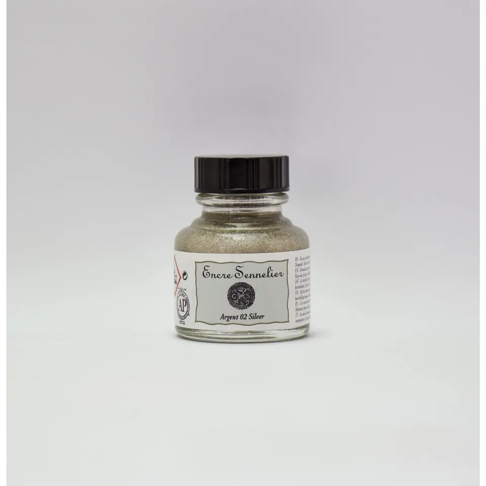 sennelier-encre-aquarelle-30ml-argent-02 image 1