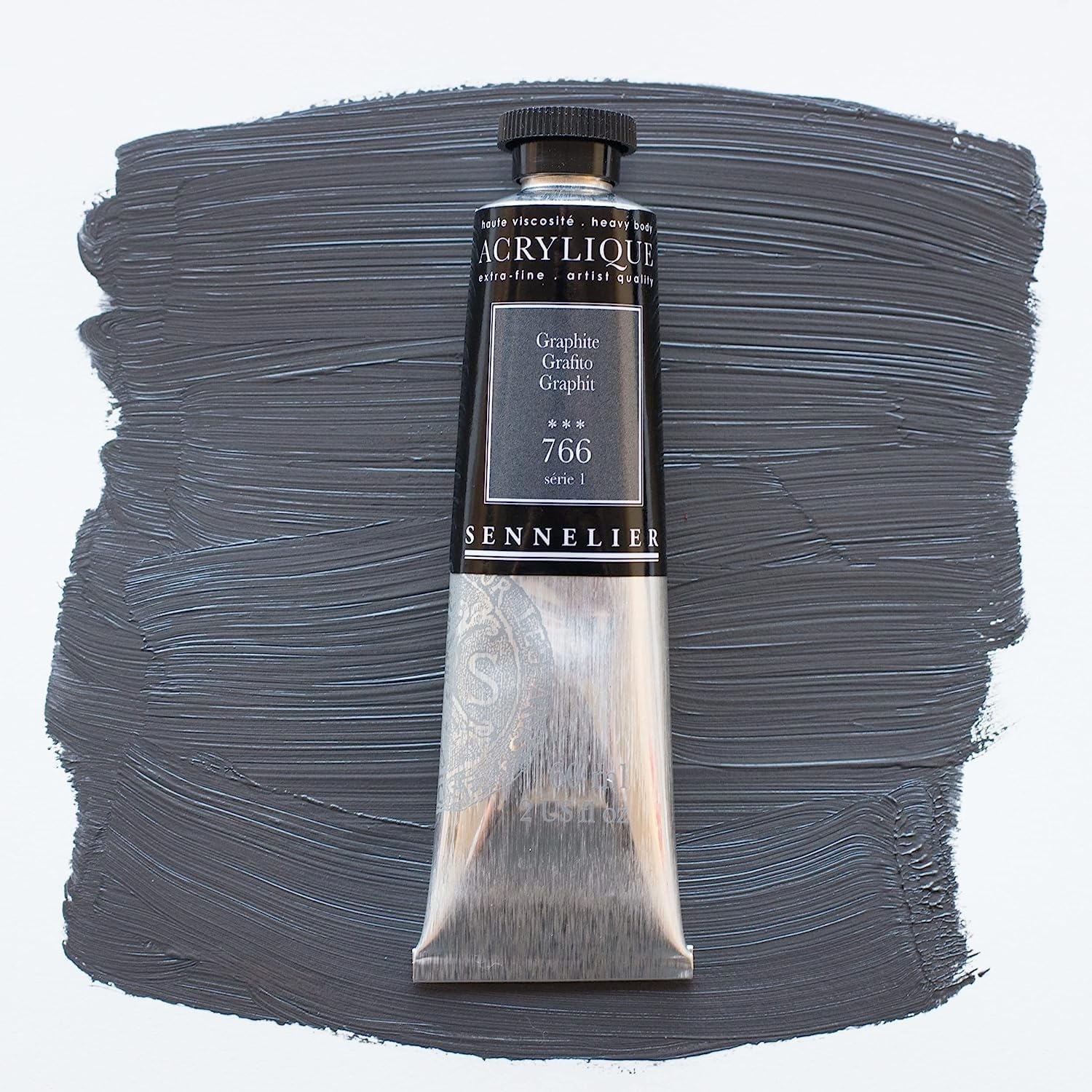 sennelier-acrylique-extra-fine-artist-graphite-766-tube-60-ml image 2