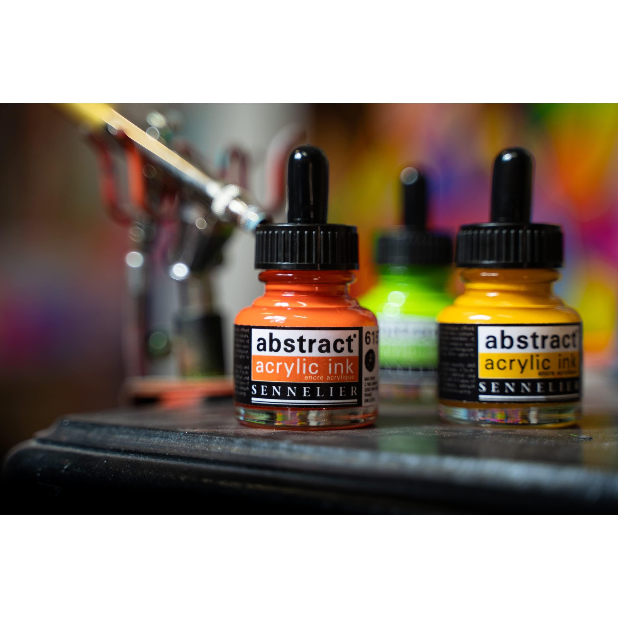 sennelier-abstract-encre-acrylique-30-ml-or-iris image 3