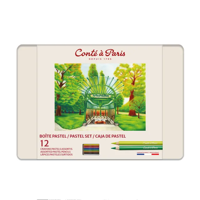 cont-paris-bo-te-de-12-crayons-pastel-color-s image 1