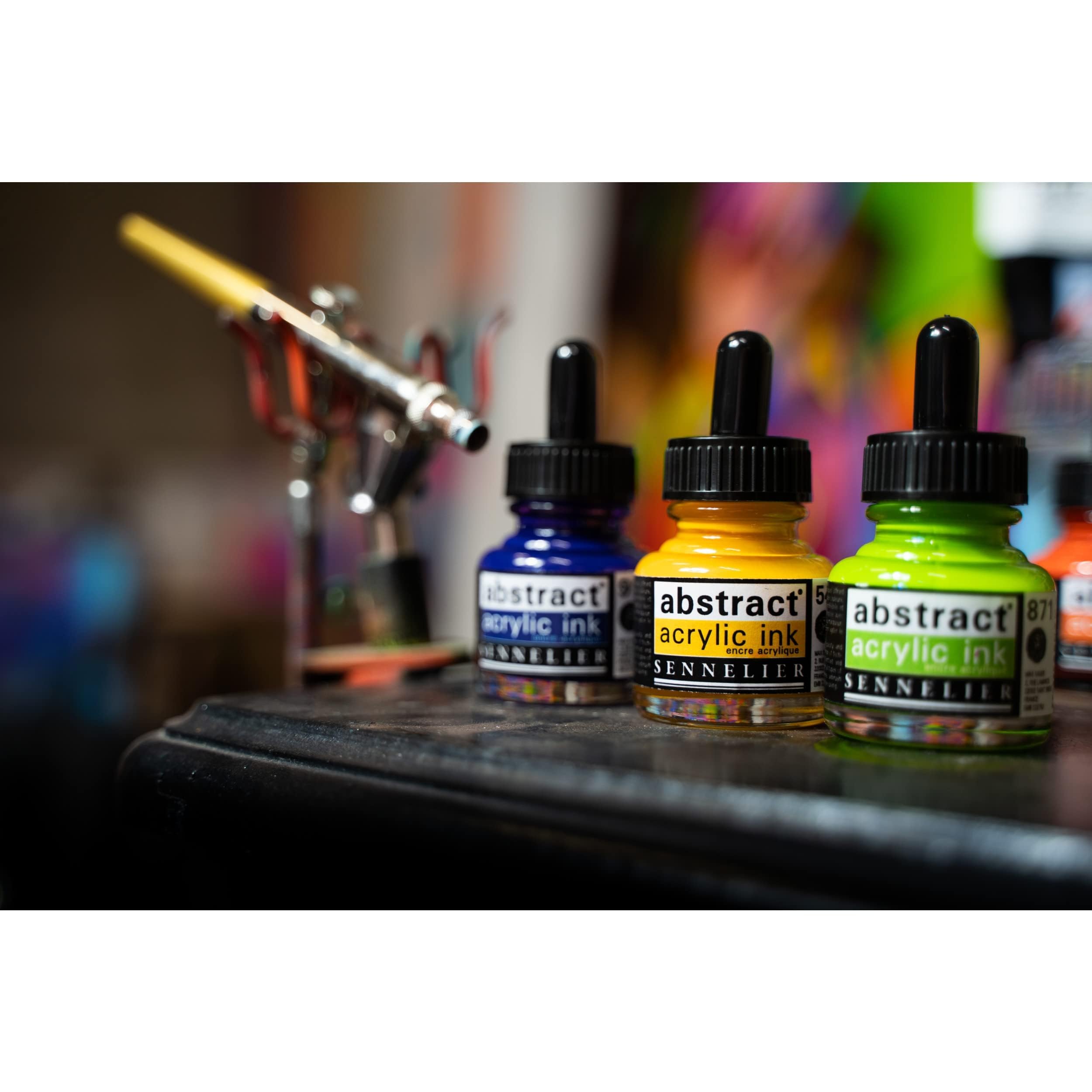 sennelier-abstract-encre-acrylique-30-ml-or-iris image 4