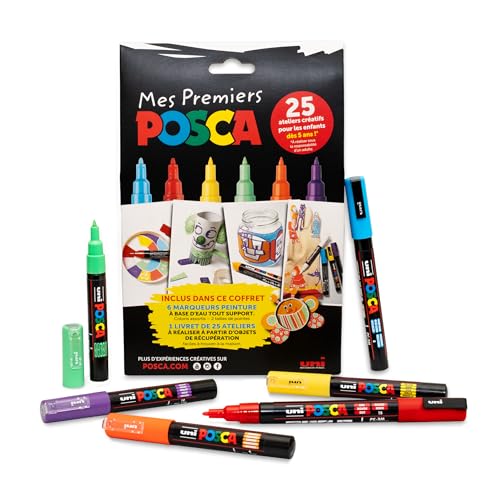posca-coffret-mes-premiers-6-marqueurs-peinture-25-ateliers image 3