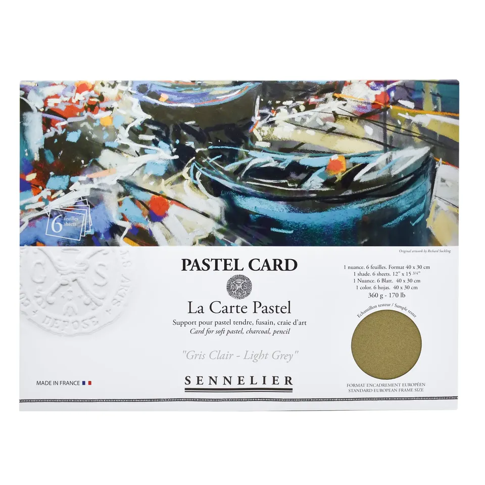 sennelier-la-carte-pastel-40-x-27-9-cm-pochette-6-feuilles-gris-clair image 1