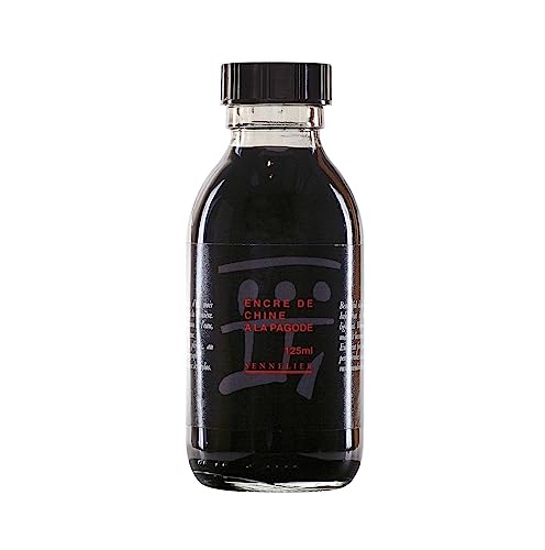 sennelier-encre-de-chine-la-pagode-noir-125-ml image 3