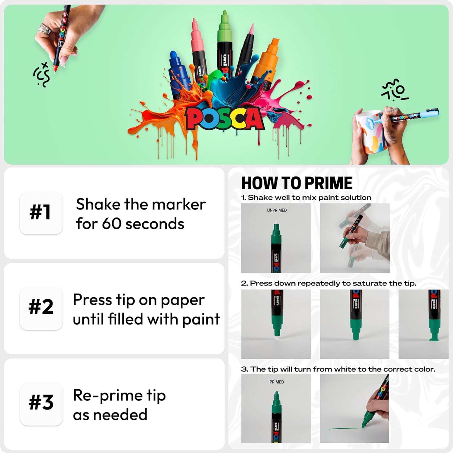 posca-pc-8k-set-8-marqueurs-peinture-8mm-basique image 4