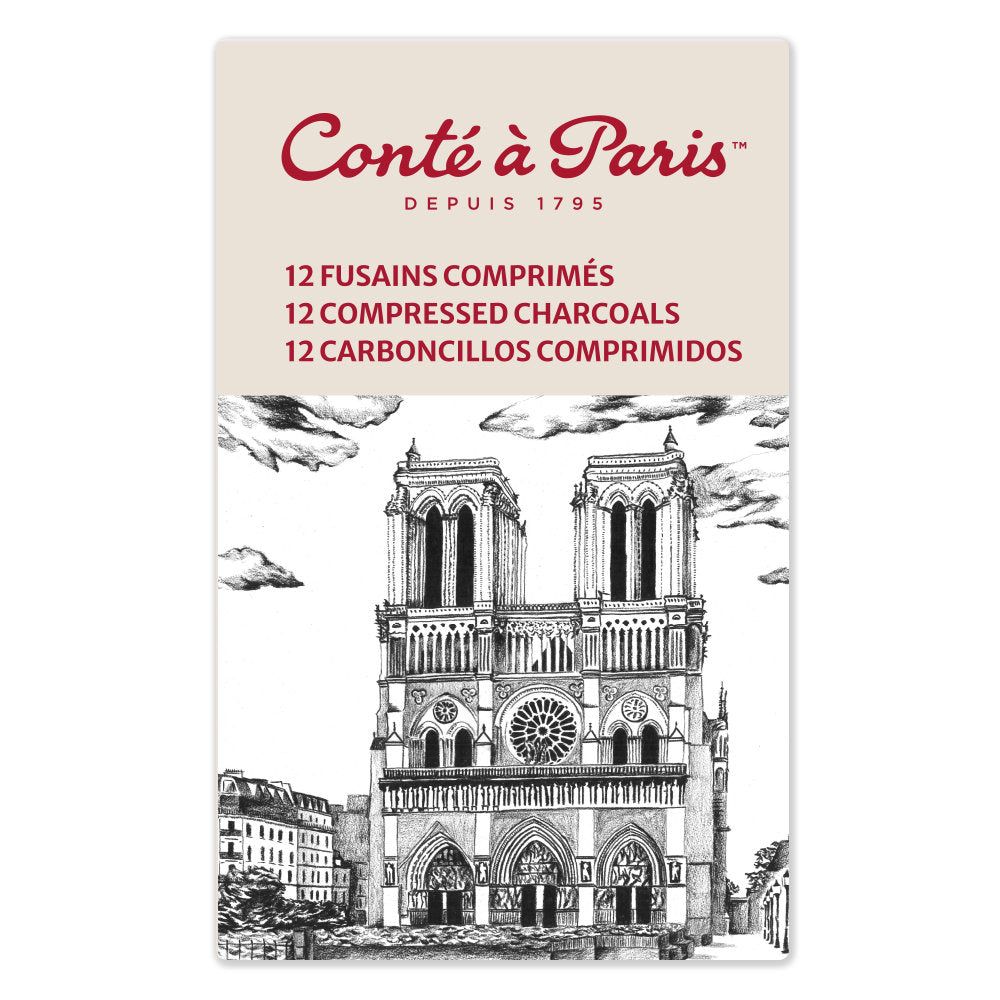 cont-paris-fusain-comprim-assortiment-de-12 image 1