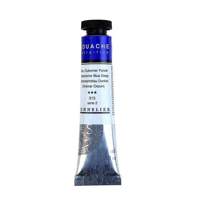 sennelier-gouache-21-ml-s-rie-2-bleu-outremer-profond image 1
