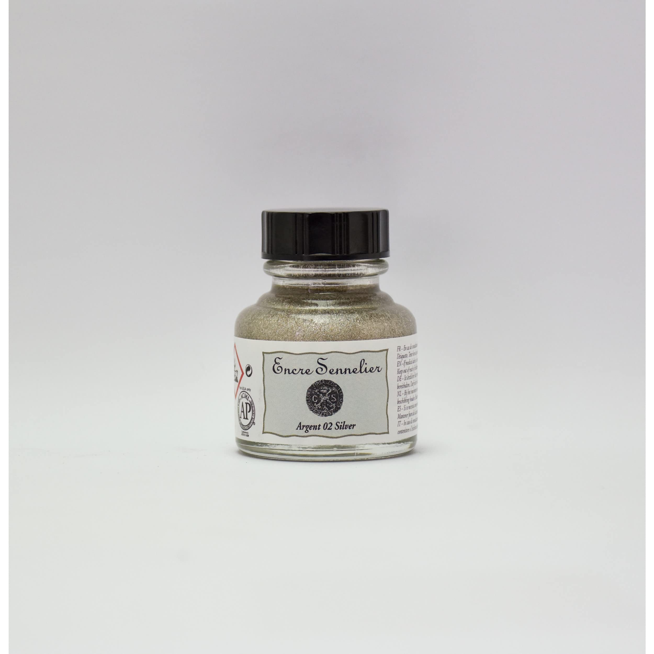 sennelier-encre-aquarelle-30ml-argent-02 image 1