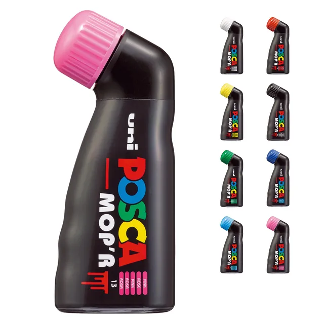 posca-mop-r-marqueur-peinture-base-eau-pointe-xxl-3-19-mm-rose image 1
