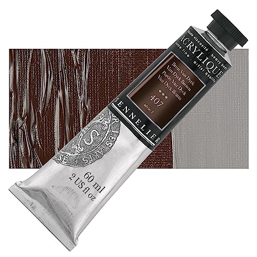 sennelier-extra-fine-acrylique-artist-60-ml-brun-van-dyck-407 image 5