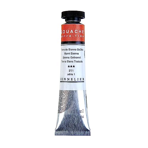 sennelier-gouache-21-ml-s-rie-1-terre-de-sienne-br-l-e image 3