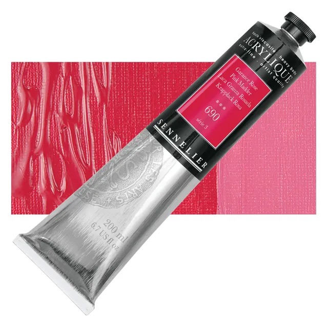 sennelier-acrylique-extra-fine-tube-200-ml-pink-madder-s3 image 1