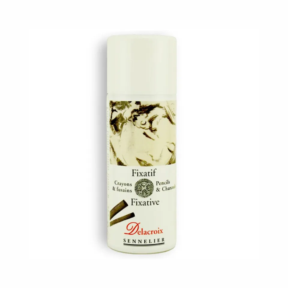 sennelier-fixatif-delacroix-crayon-fusain-a-rosol-400-ml image 1
