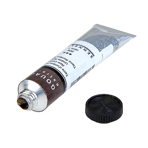 sennelier-gouache-21-ml-s-rie-1-terre-d-ombre-brute image 4