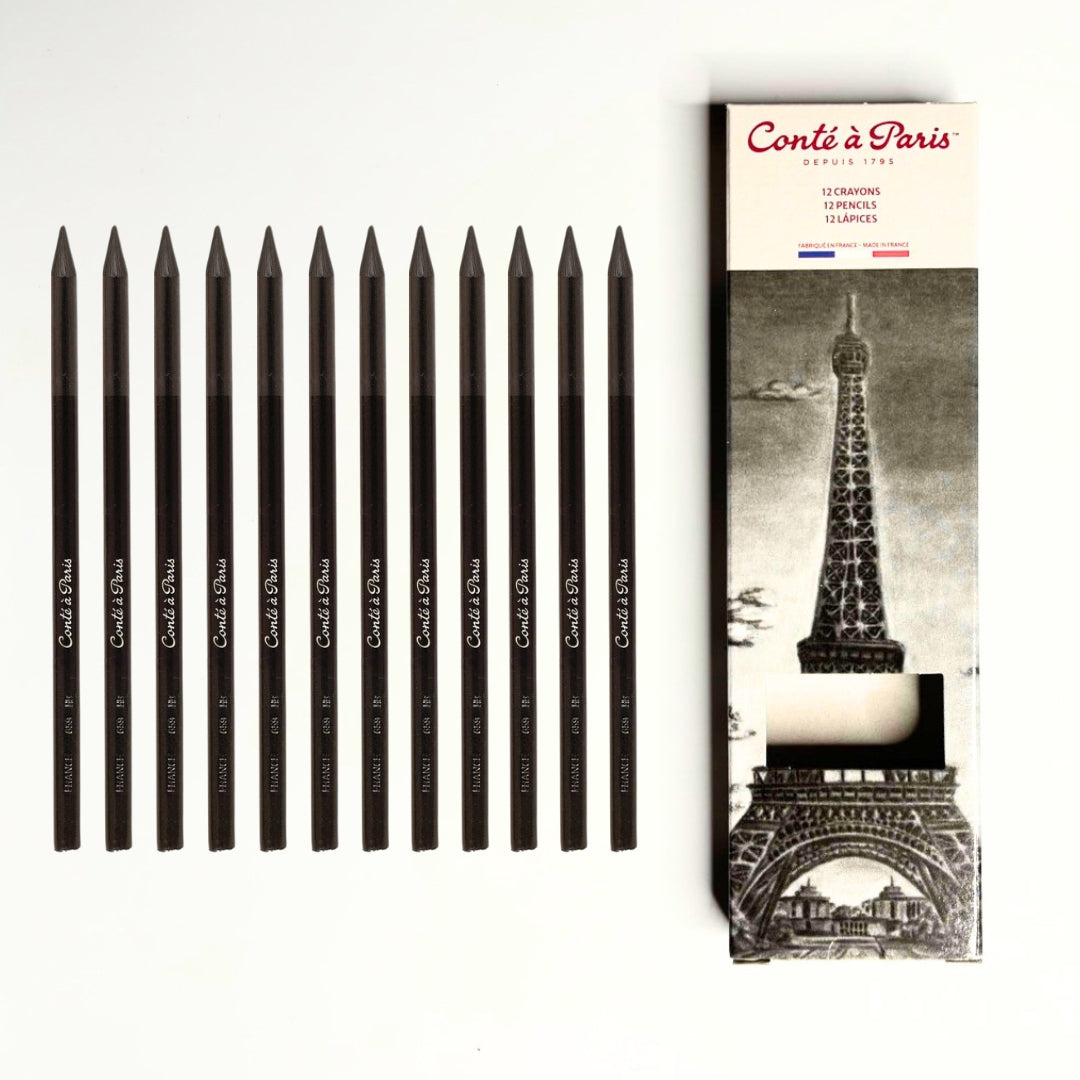 cont-paris-mine-de-plomb-hb-crayon-esquisse image 1