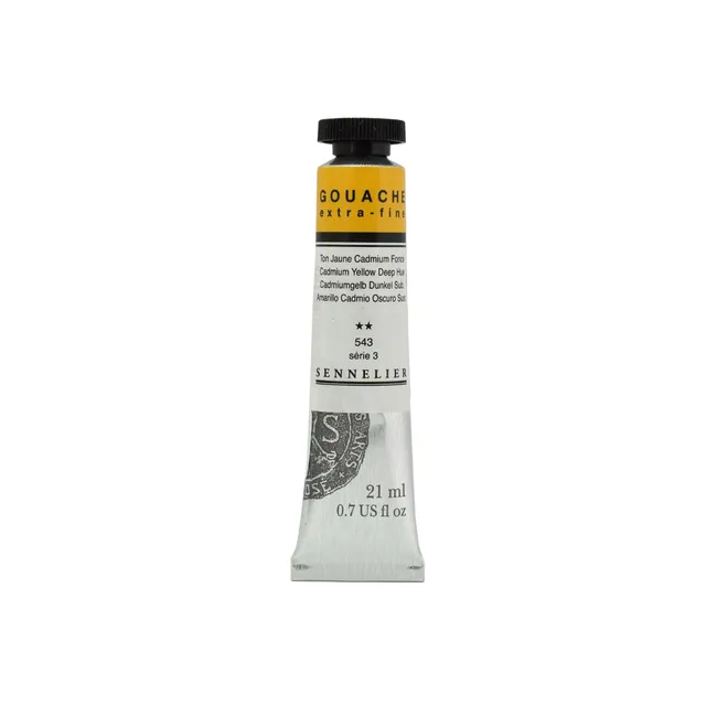 sennelier-gouache-21-ml-s-rie-3-jaune-cadmium-profond image 1