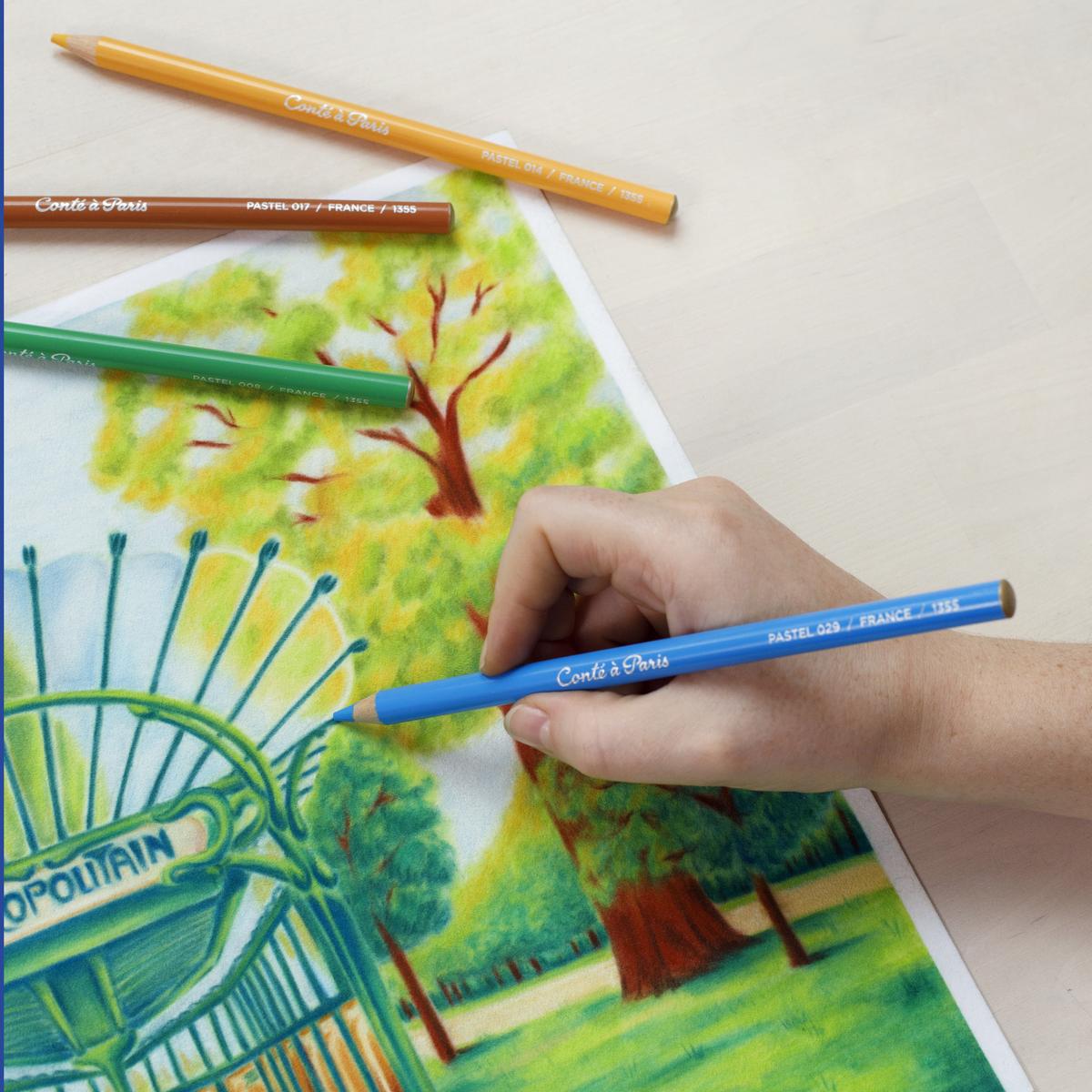 cont-paris-crayons-pastel-bo-te-de-48-couleurs image 2