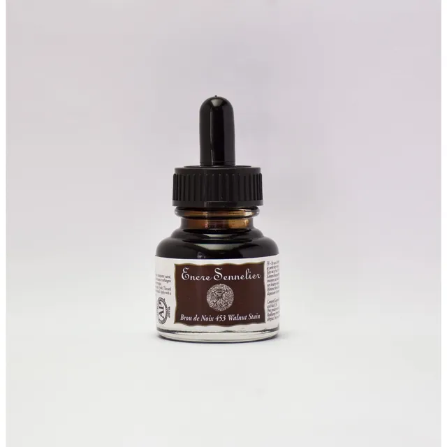 sennelier-encre-de-chine-brou-de-noix-30ml-la-pagode image 1