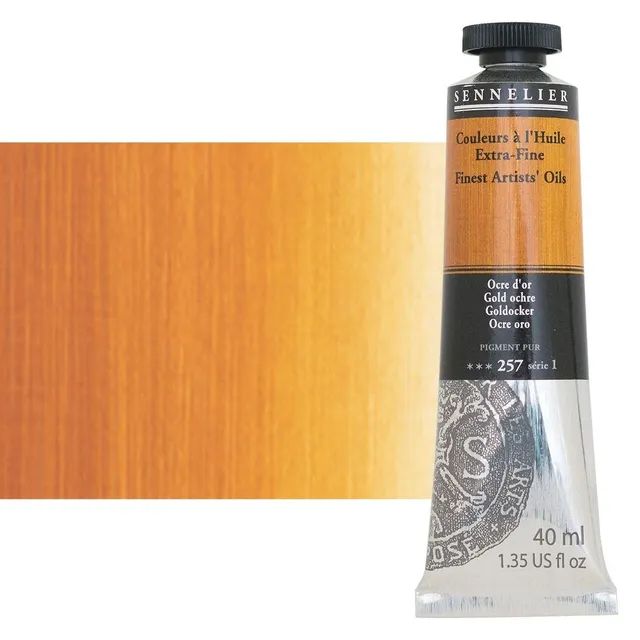 sennelier-peinture-l-huile-40ml-or-ocre image 1