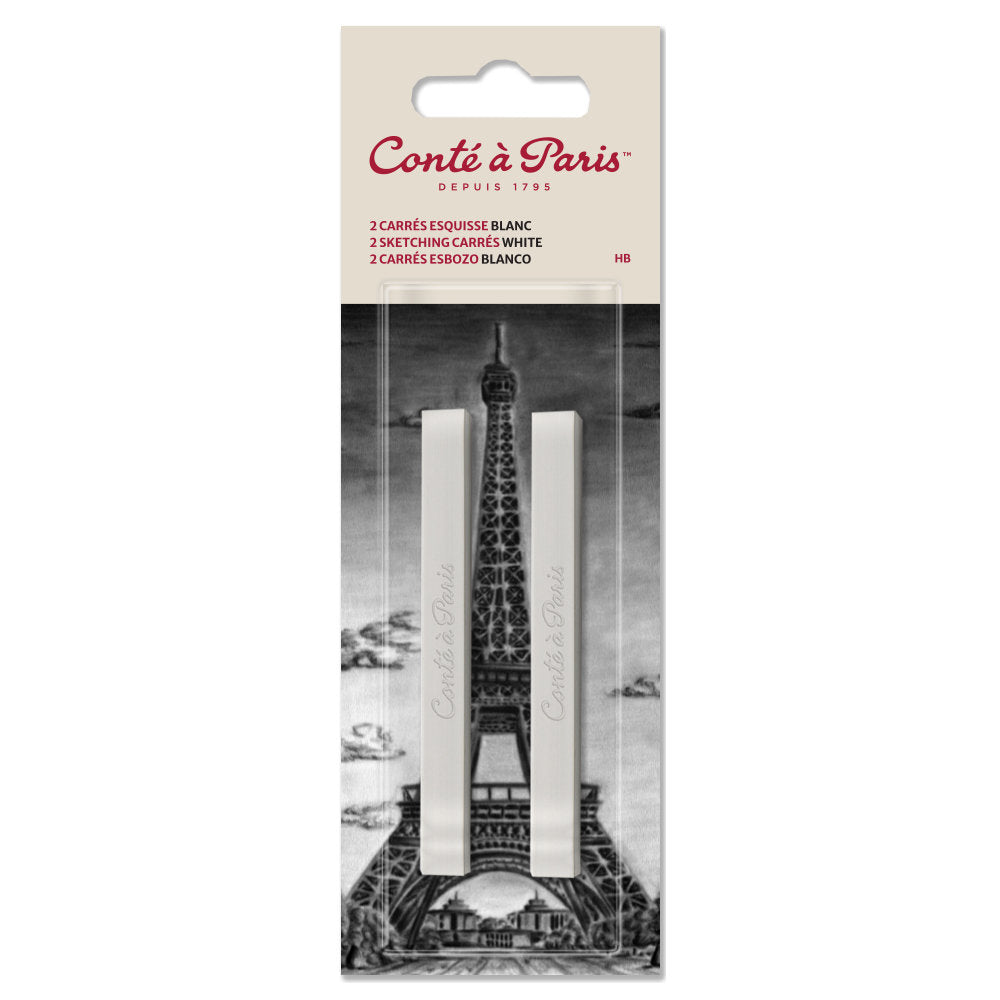 cont-paris-carr-s-esquisse-blanc-hb-lot-de-2 image 1